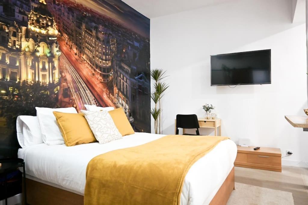 Agradable Apartamento Temporal De 1 Dormitorio En Madrid Pez30 Apartamento Exterior foto